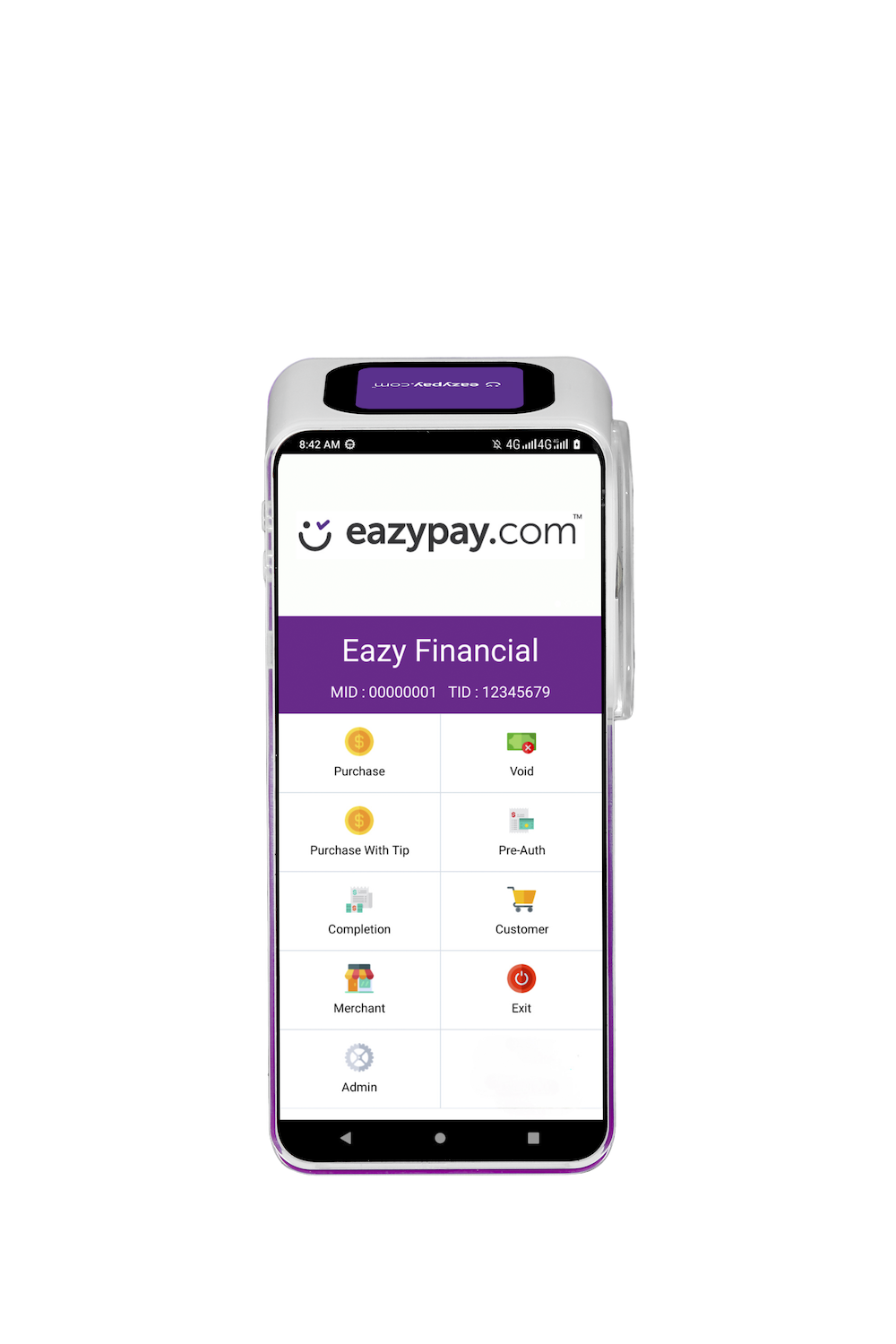 EazyPay POS — Amount Entry