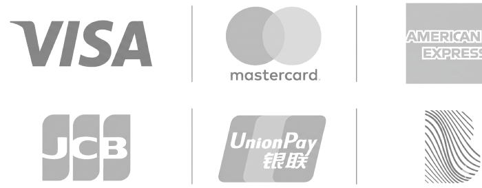 Visa Mastercard Amex JCB UnionPay Benefit